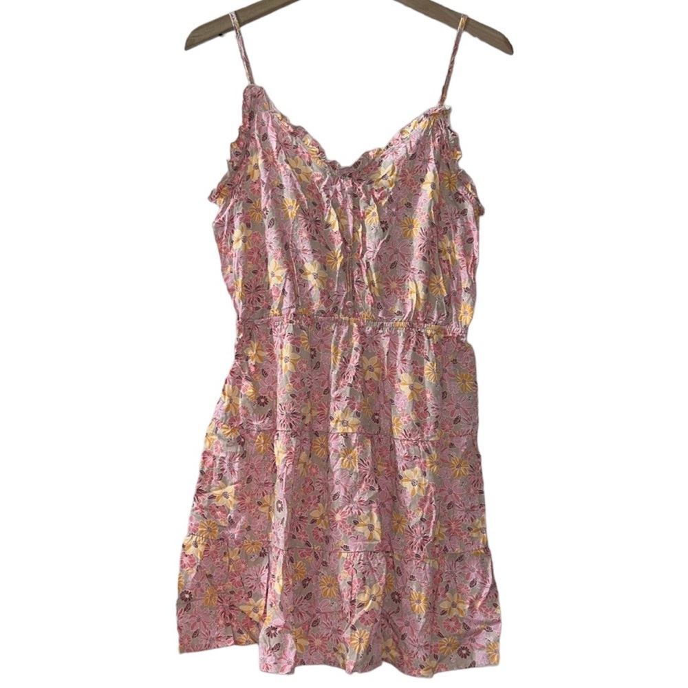 🦋Mimi chica Floral Layered Strap Dress, Size Medium-Large